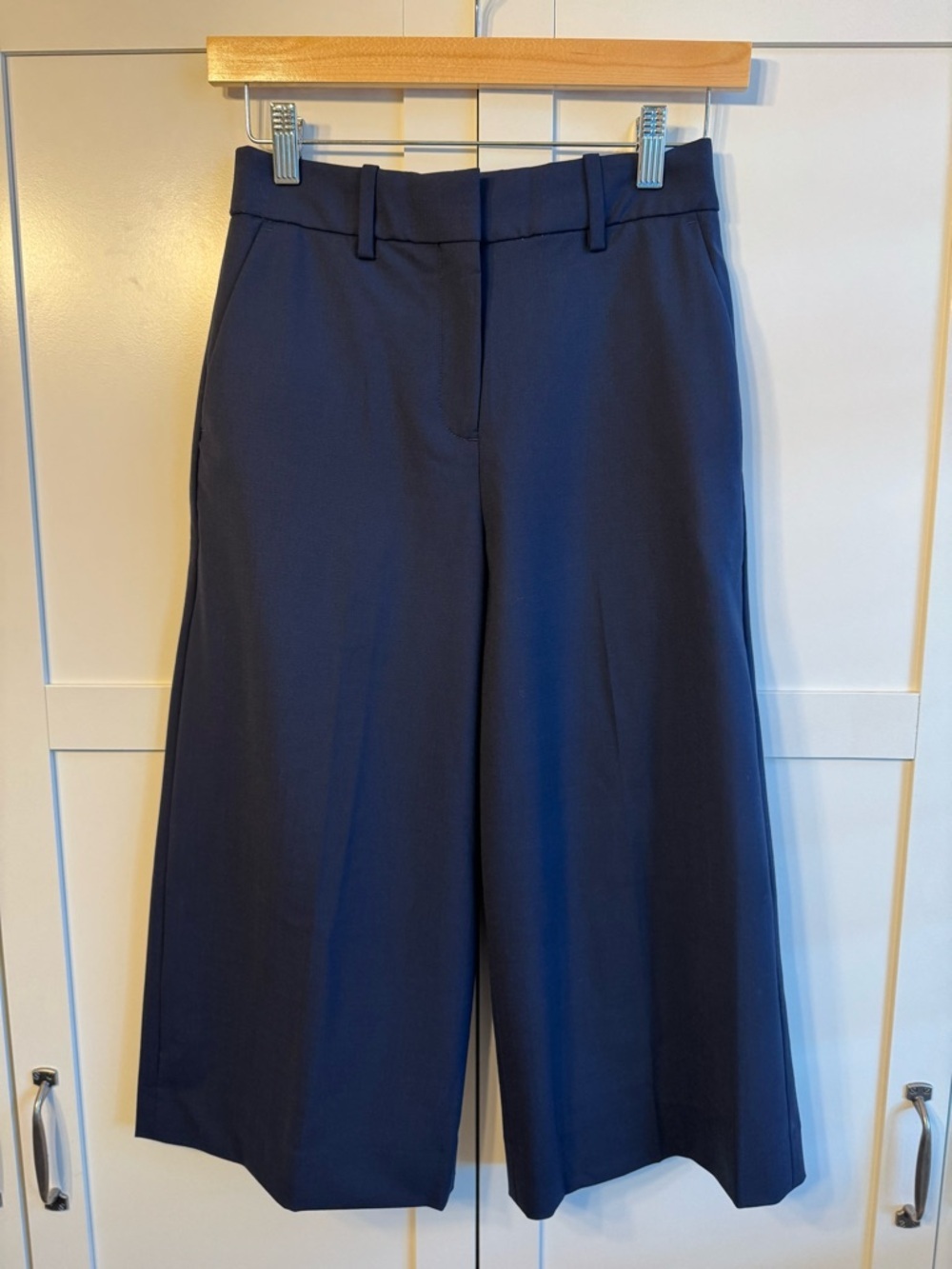 J.Crew Culotte in Everyday Wool in Navy Size 00